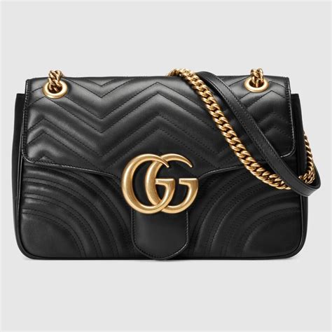 fake gucci black crossbody bag|gucci faux leather bag.